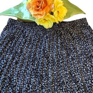 Naked Zebra A-Line Skirt EUC